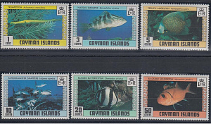 Кайман, Рыбы, 1979, 12 марок